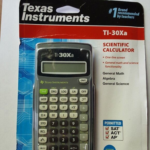 Texas Instruments TI-30Xa Scientific Calculator General Math Science Algebra New - Picture 1 of 6